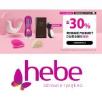 Do -30% na wybrane produkty z kategorii SEKS w Hebe