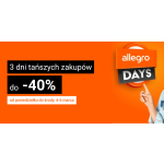 Allegro Days czyli zakupy do 40% taniej