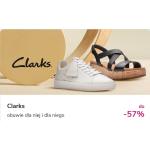 Buty Clarks dla niej i dla niego do -56% taniej w Limango