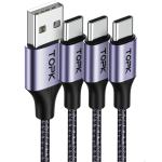 Kabel USB 3 szt. 2 m szybkie ładowanie za 23,99 zł na Amazon.pl