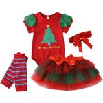 Świąteczny komplet niemowlęcy: body, spódnica, opaska, ocieplacze za 9,99 zł na Amazon.pl