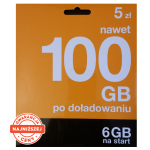 Starter Orange Free na kartę 5 zł + 6 GB internet na 14 dni Karta SIM za 3 zł w Shopee
