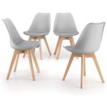 Zestaw 4 krzeseł w stylu skandynawskim za 238 zł na Amazon.pl