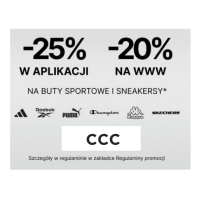 -20% i -25% na buty sportowe przy MWZ 199 zł w CCC