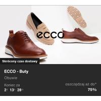 Ecco buty damskie i męskie do -75% tanniej w Zalando Lounge