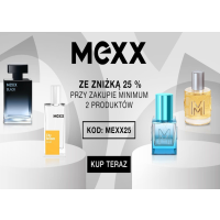 25% rabatu na zakup 2 produktów Mexx w Elnino Parfum