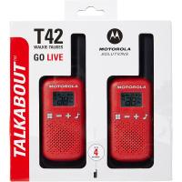 Motorola T42 RED Krótkofalówki 2 szt. za 89,99 zł na Amazon.pl