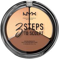 NYX Paleta do konturowania twarzy 3 Steps To Sculpt za 12 zł na Amazon.pl