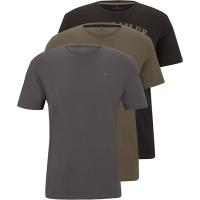 TOM TAILOR Męskie T-shirt basic 3 szt. za 99 zł na Amazon.pl